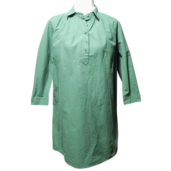 Pomander Place Tuckernuck Polly Dress Green Knee Length Boxy Minimalist Size S - Picture 11 of 11